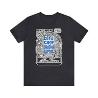 BIRD CAGE SINGING LOUNGE (NEWSPAPER AD) Short Sleeve Tee