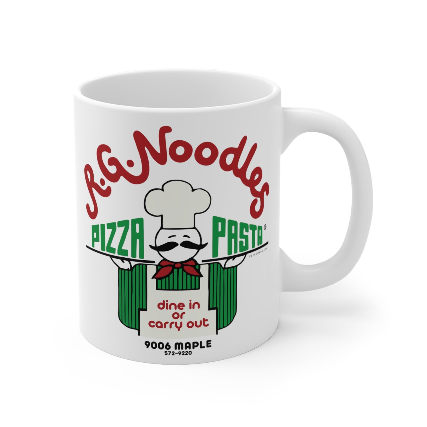 R.G. NOODLES PIZZA & PASTA Mug 11oz