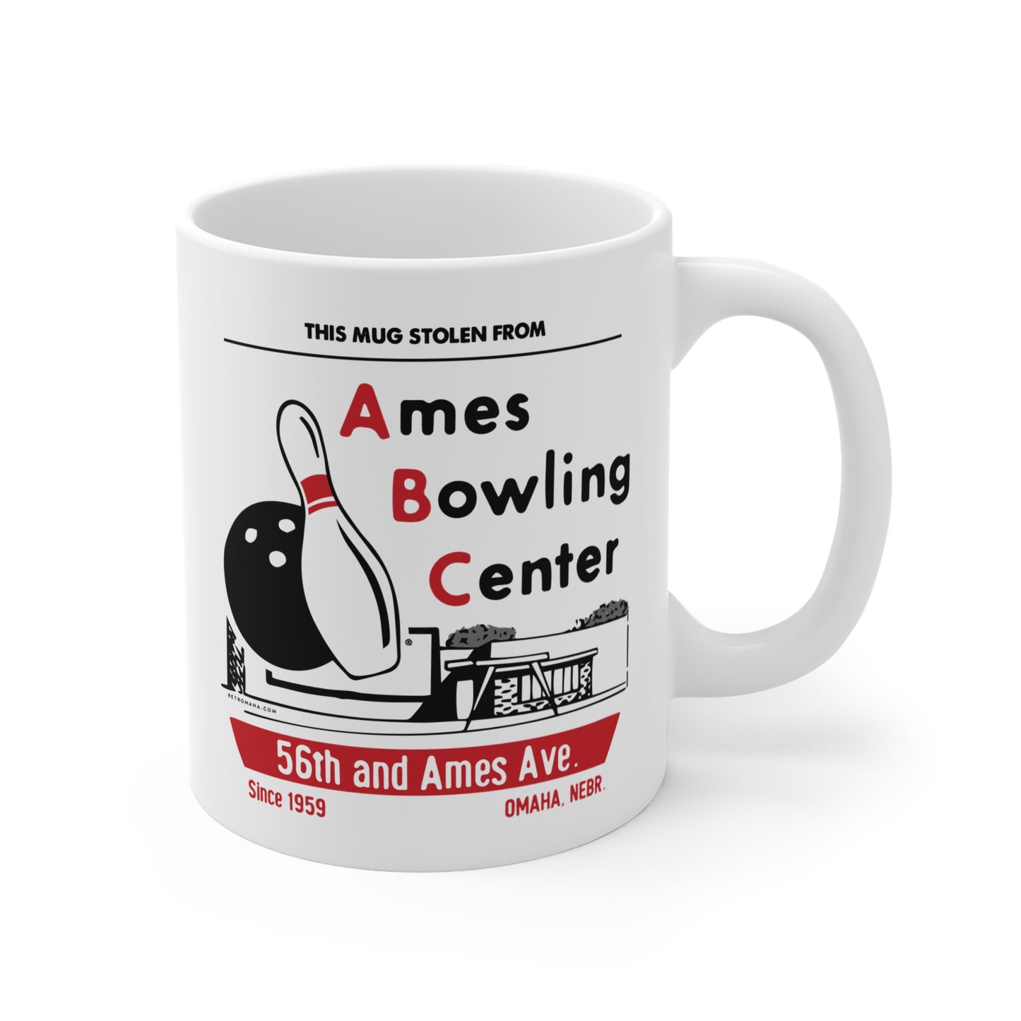 AMES BOWLING CENTER Mug 11oz