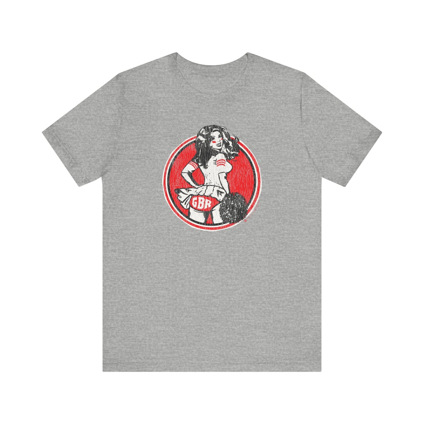 NEBRASKA VINTAGE CHEERLEADER Short Sleeve Tee