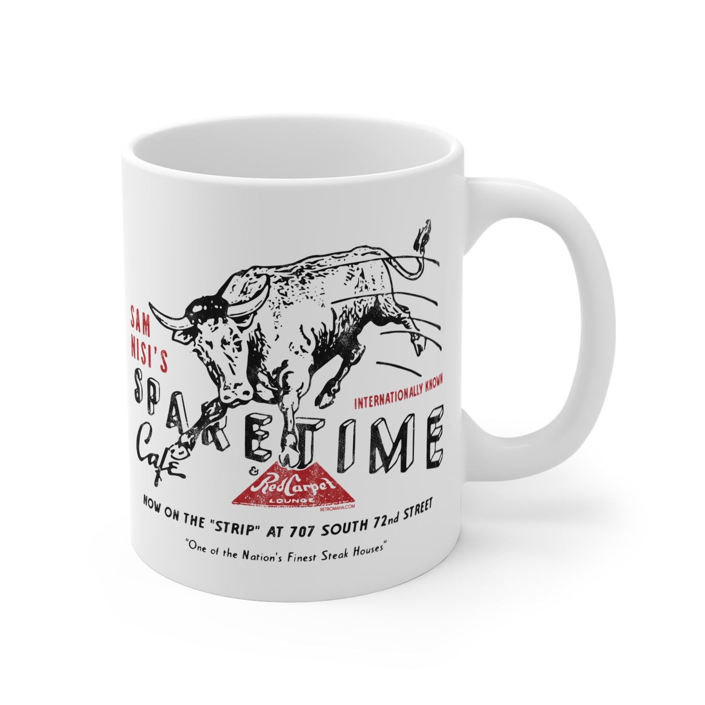 SPARETIME CAFÉ /RED CARPET LOUNGE Mug 11oz