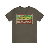 40 BOWL (MATCHBOOK) Short Sleeve Tee