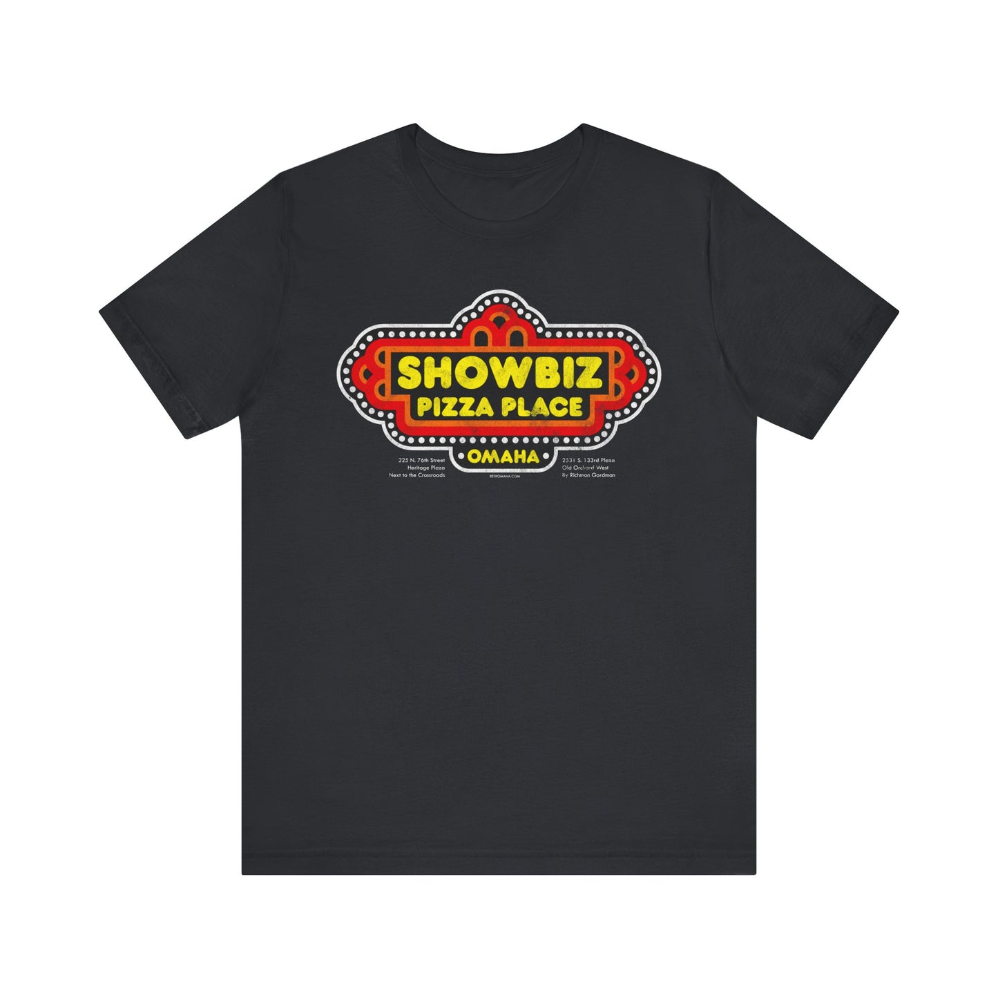 SHOWBIZ PIZZA PLACE Unisex Jersey Short Sleeve Tee