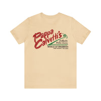 PAPPA CALVETTI'S WORLD OF SPAGHETTI Short Sleeve Tee