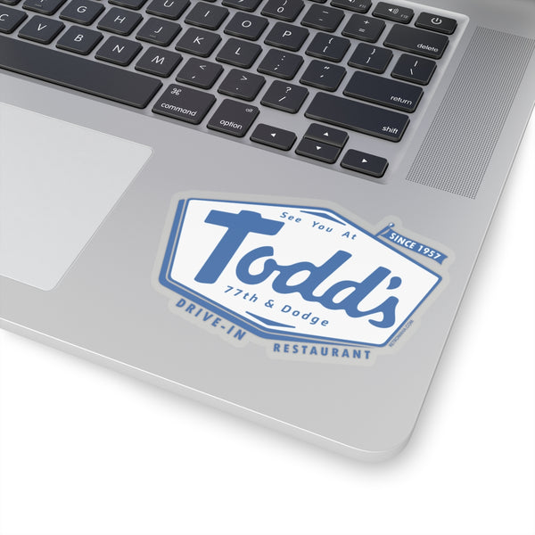 TODD'S DRIVE-IN RESTAURANT Kiss-Cut Stickers
