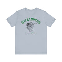 GALLAGHER'S FOOD & SPIRITS Unisex Jersey Short Sleeve Tee