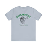 GALLAGHER'S FOOD & SPIRITS Unisex Jersey Short Sleeve Tee