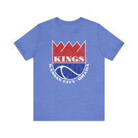 KC/OMAHA KINGS (Distressed Design) Short Sleeve Tee