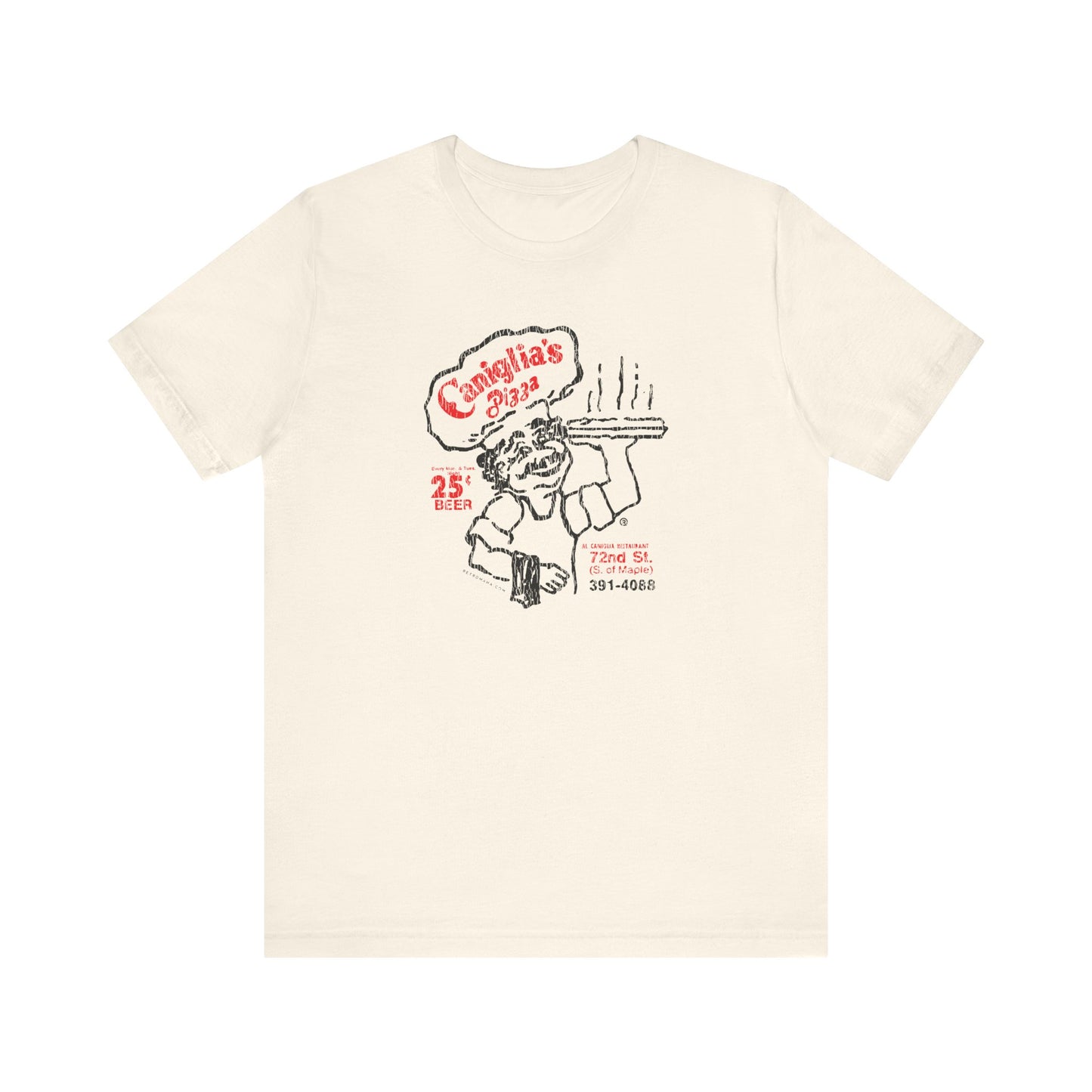 CANIGLIA'S PIZZA Short Sleeve Tee