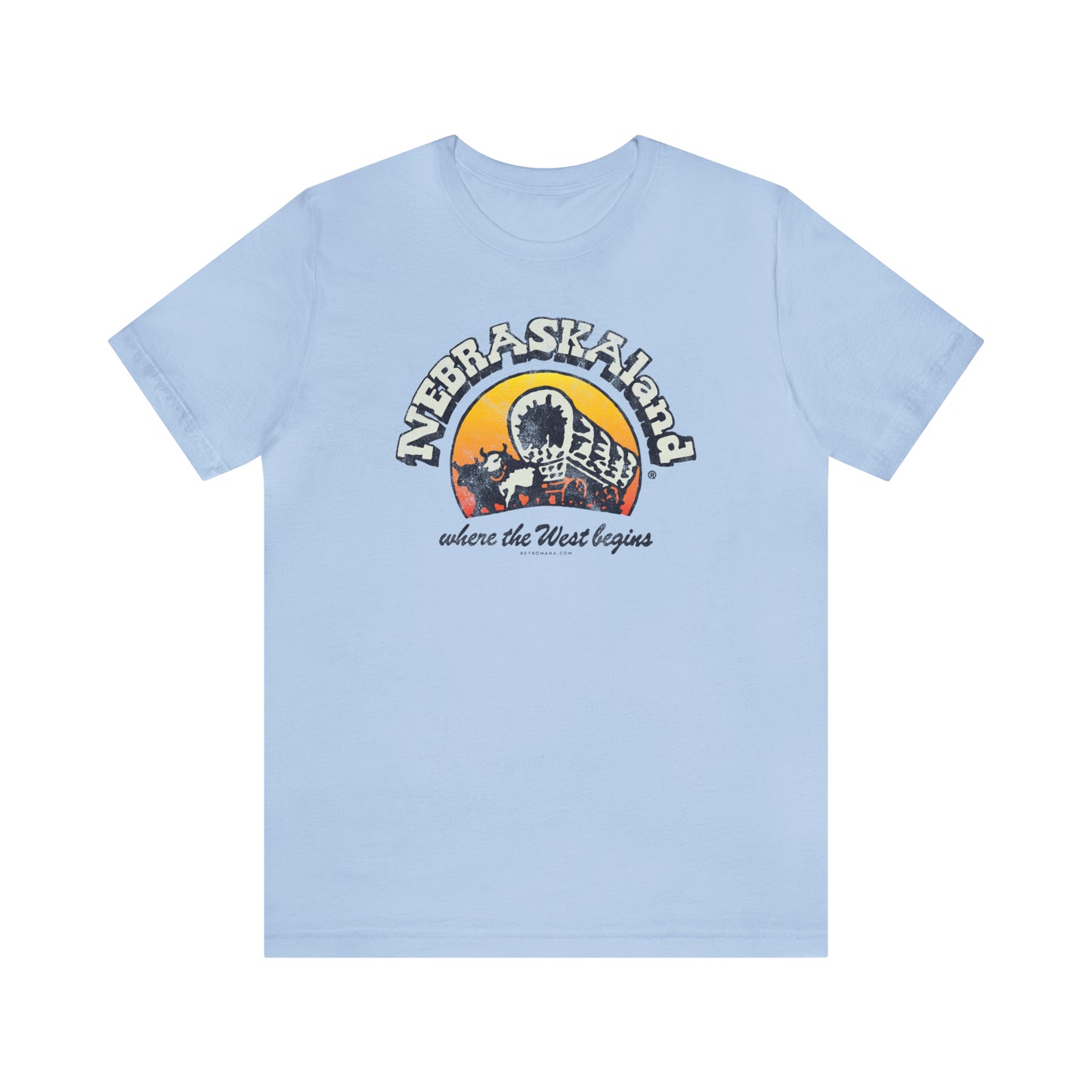 NEBRASKAland VINTAGE TOURISM SLOGAN Short Sleeve Tee