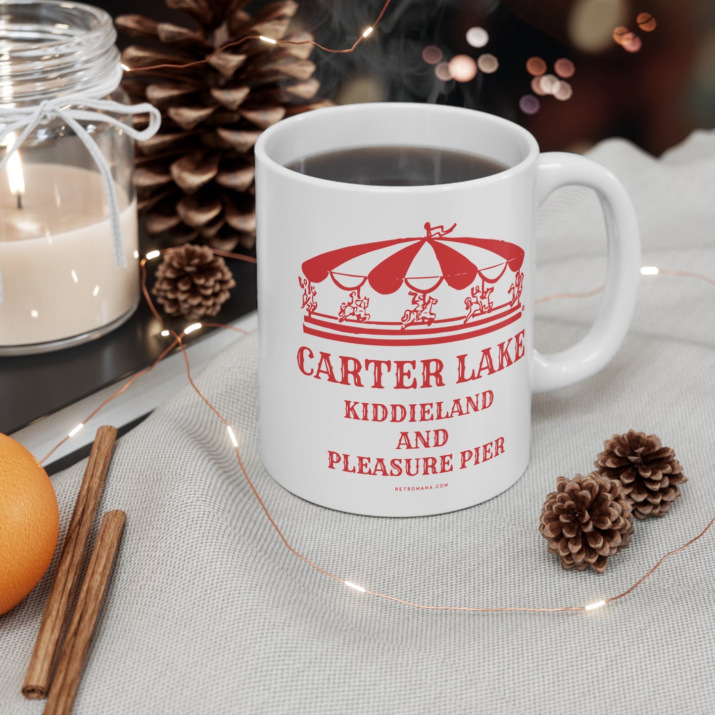 CARTER LAKE KIDDIELAND AND PLEASURE PIER Mug 11oz