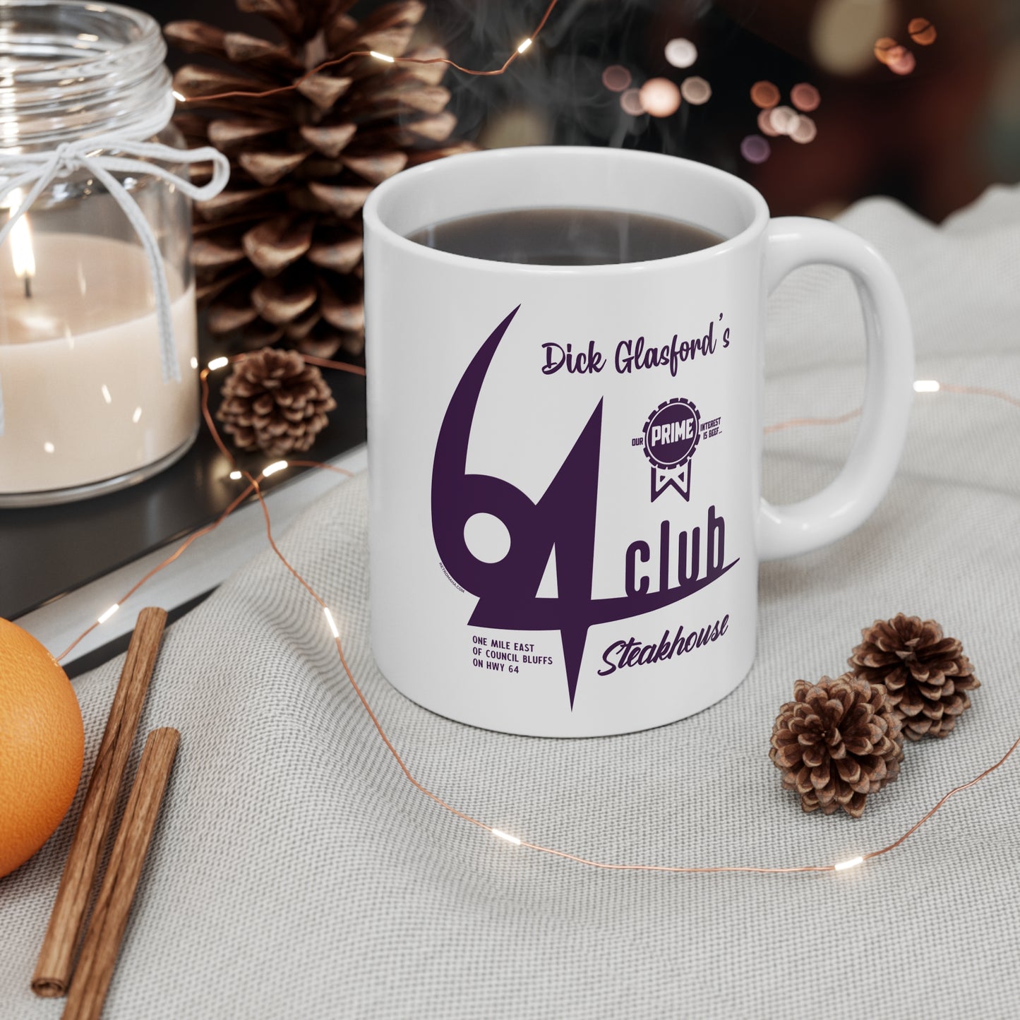DICK GLASFORD'S CLUB 64 STEAKHOUSE (CB) Mug 11oz