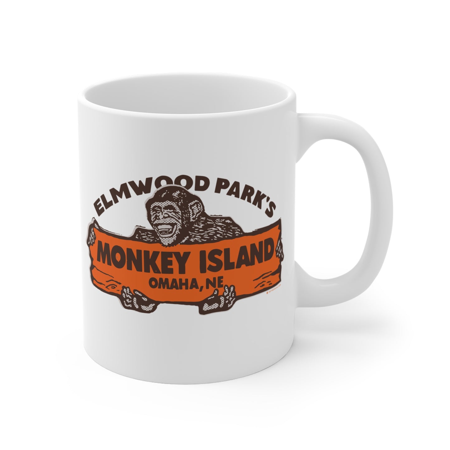 ELMWOOD PARK'S MONKEY ISLAND Mug 11oz