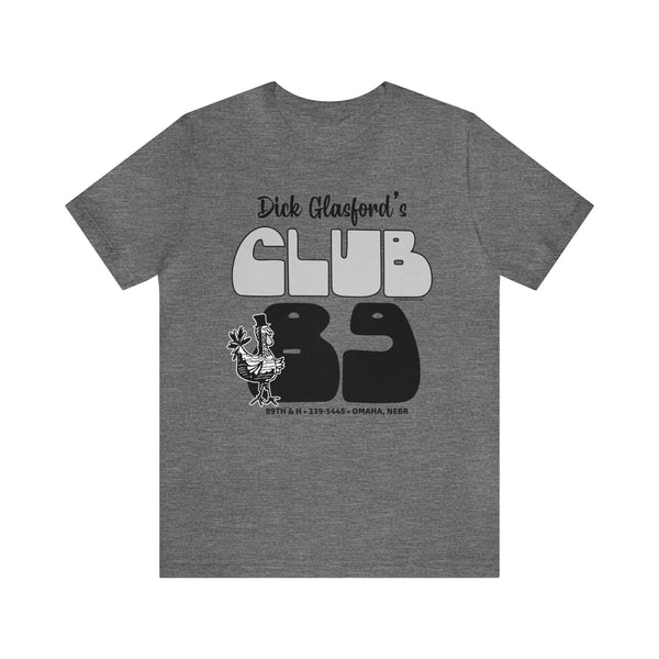 DICK GLASFORD'S CLUB 89 Short Sleeve Tee