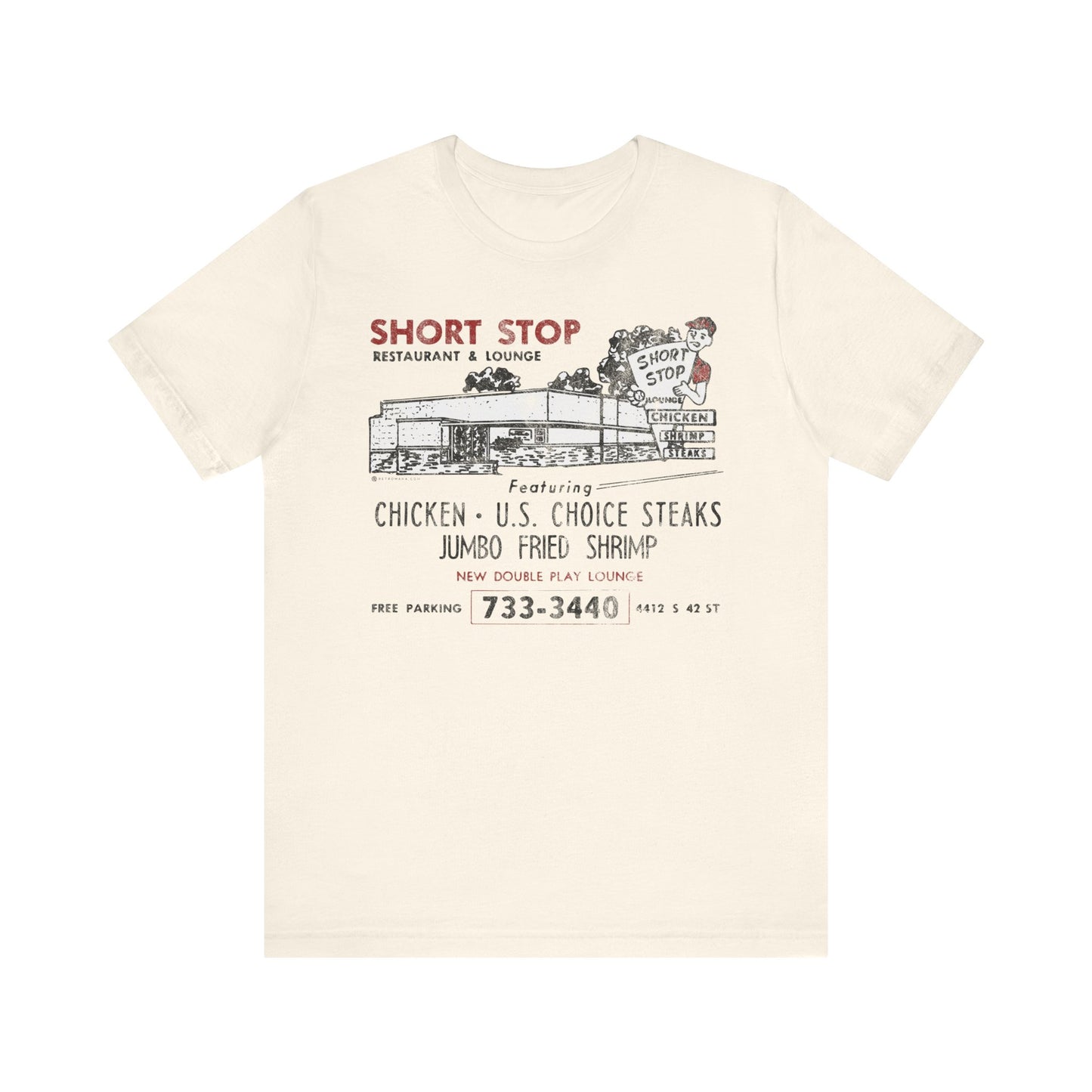 SHORT STOP RESTAURANT & LOUNGE Short Sleeve Tee