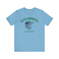 GALLAGHER'S FOOD & SPIRITS Unisex Jersey Short Sleeve Tee