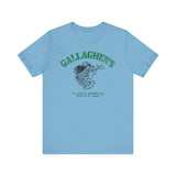 GALLAGHER'S FOOD & SPIRITS Unisex Jersey Short Sleeve Tee