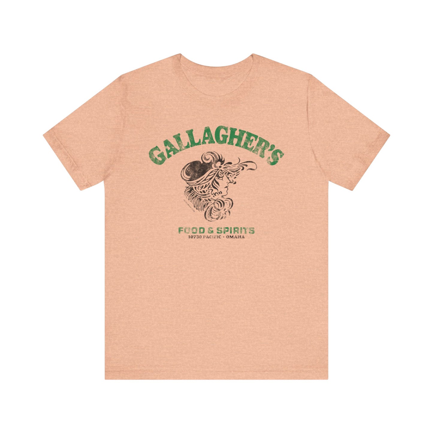 GALLAGHER'S FOOD & SPIRITS Unisex Jersey Short Sleeve Tee