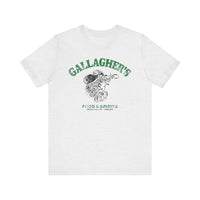 GALLAGHER'S FOOD & SPIRITS Unisex Jersey Short Sleeve Tee