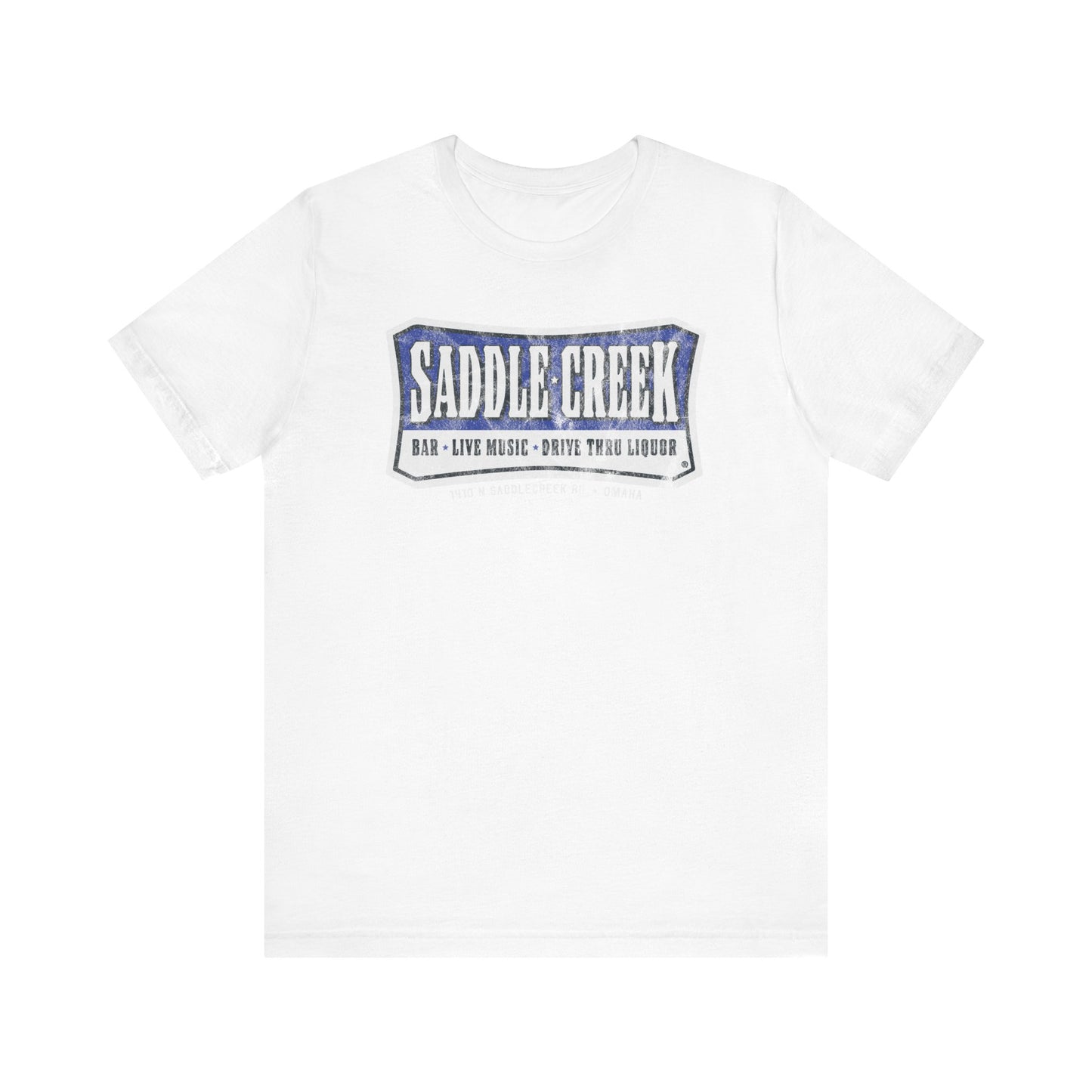 SADDLE CREEK BAR / DRIVE THRU LIQUOR Short Sleeve Tee