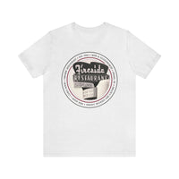 FIRESIDE RESTAURANT PHOTO CIRCLE Unisex Jersey Short Sleeve Tee