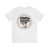 FIRESIDE RESTAURANT PHOTO CIRCLE Unisex Jersey Short Sleeve Tee