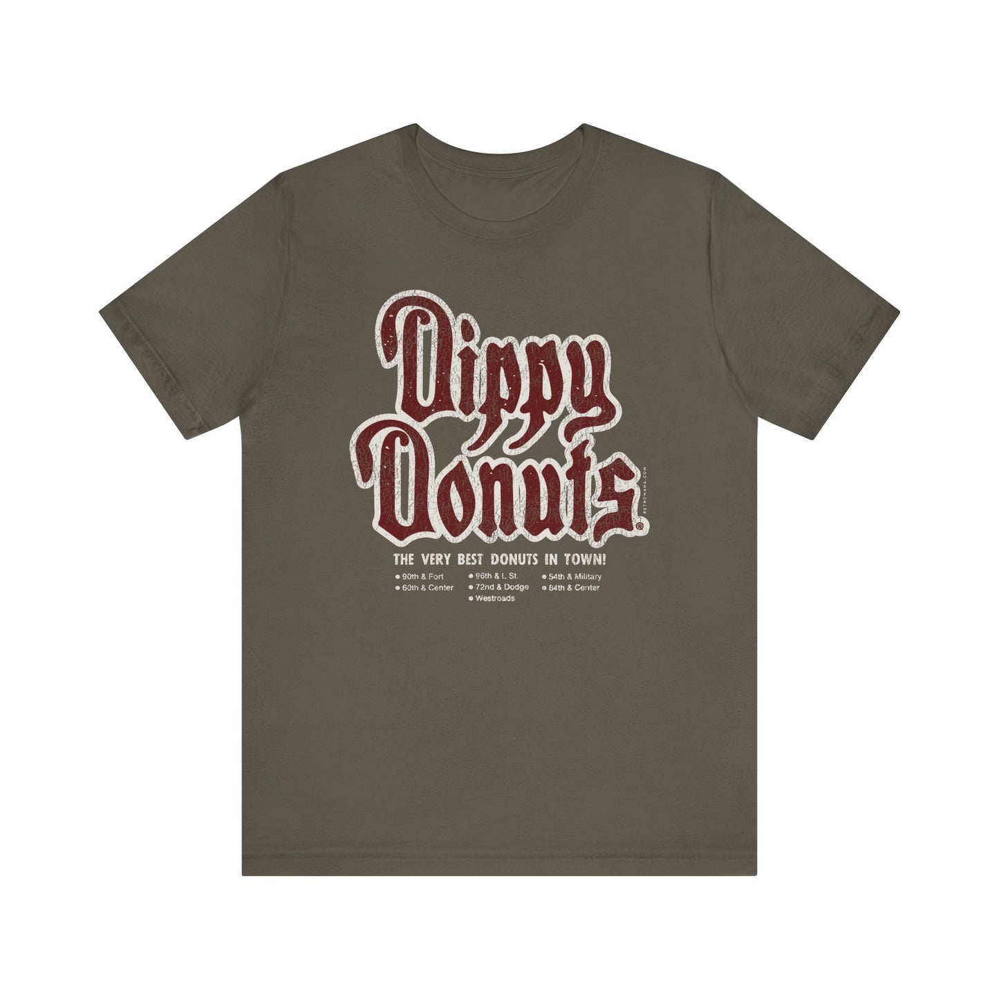 DIPPY DONUTS (WORDMARK) Short Sleeve Tee