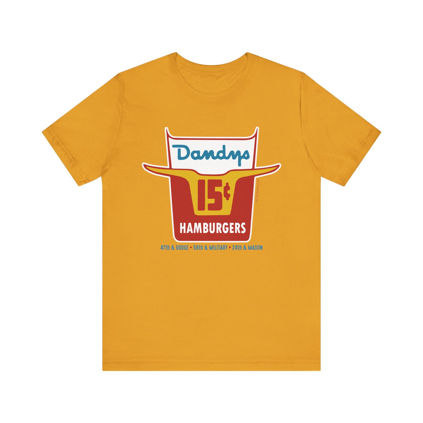 DANDY'S HAMBURGERS Short Sleeve Tee