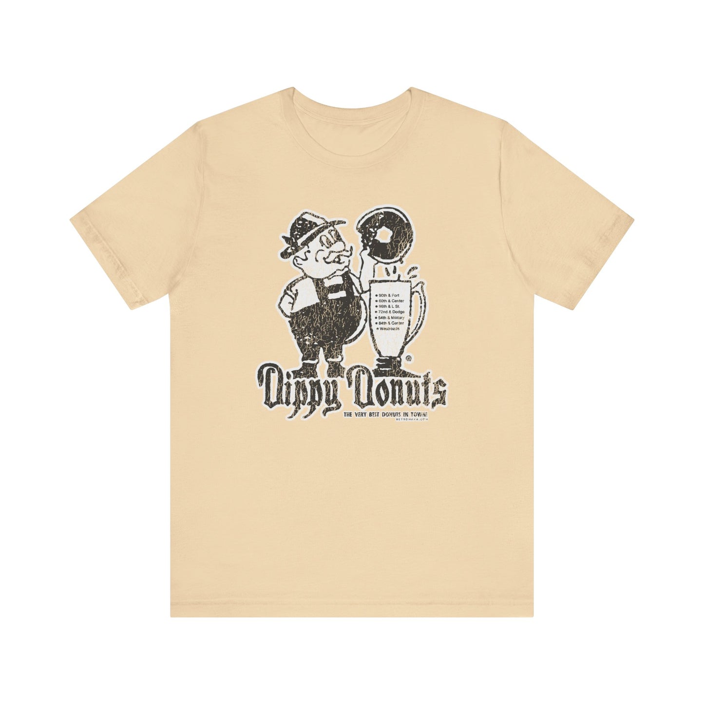 DIPPY DONUTS - VINTAGE ROUGH Short Sleeve Tee