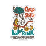 CHEAP SKATE ROLLER RINK Kiss-Cut Stickers