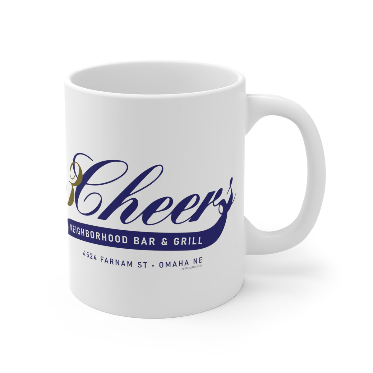 3 CHEERS BAR & GRILL Mug 11oz – retromaha