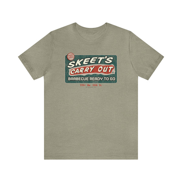 SKEET'S CARRY OUT SIGN Short Sleeve Tee