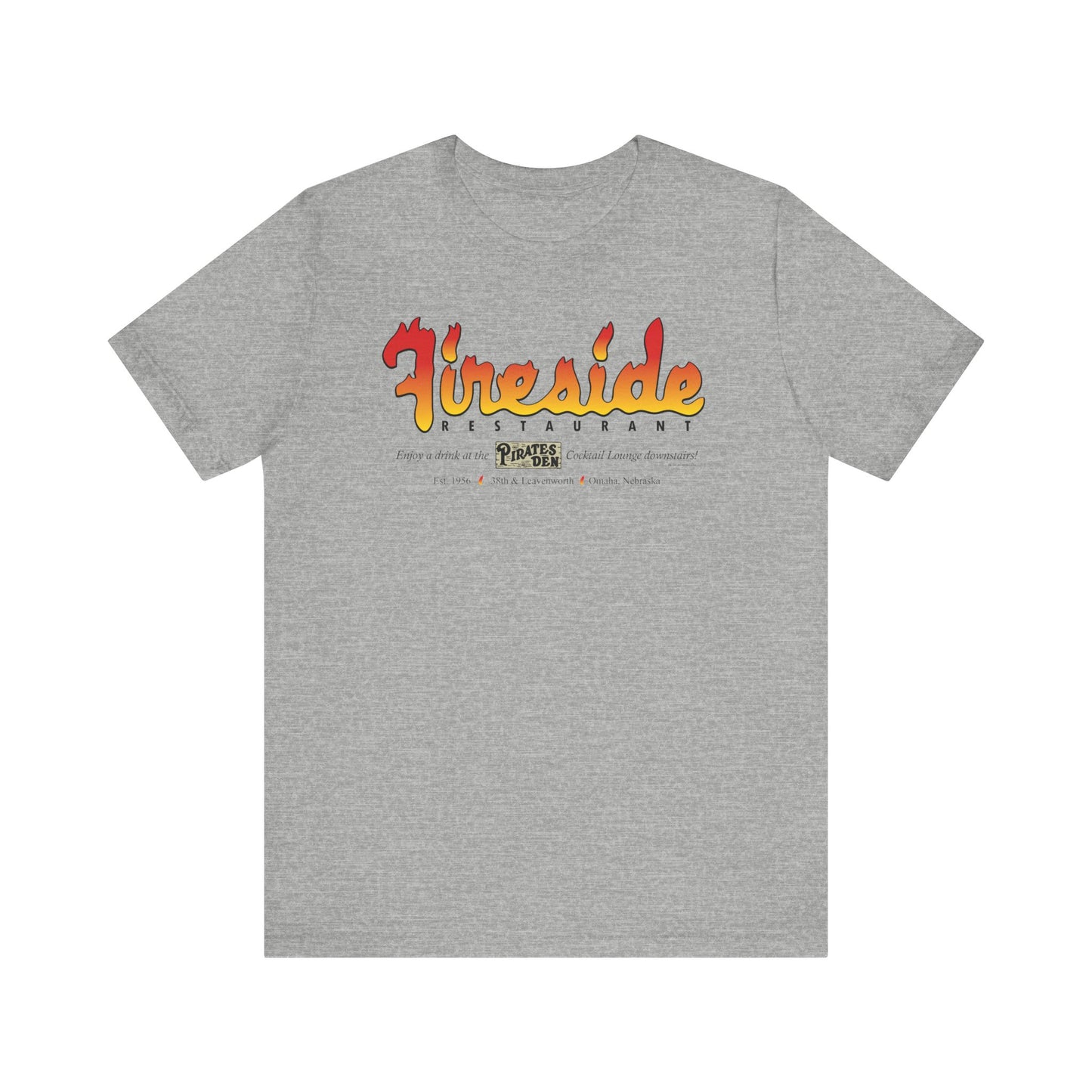 FIRESIDE RESTAURANT Unisex Jersey Short Sleeve Tee