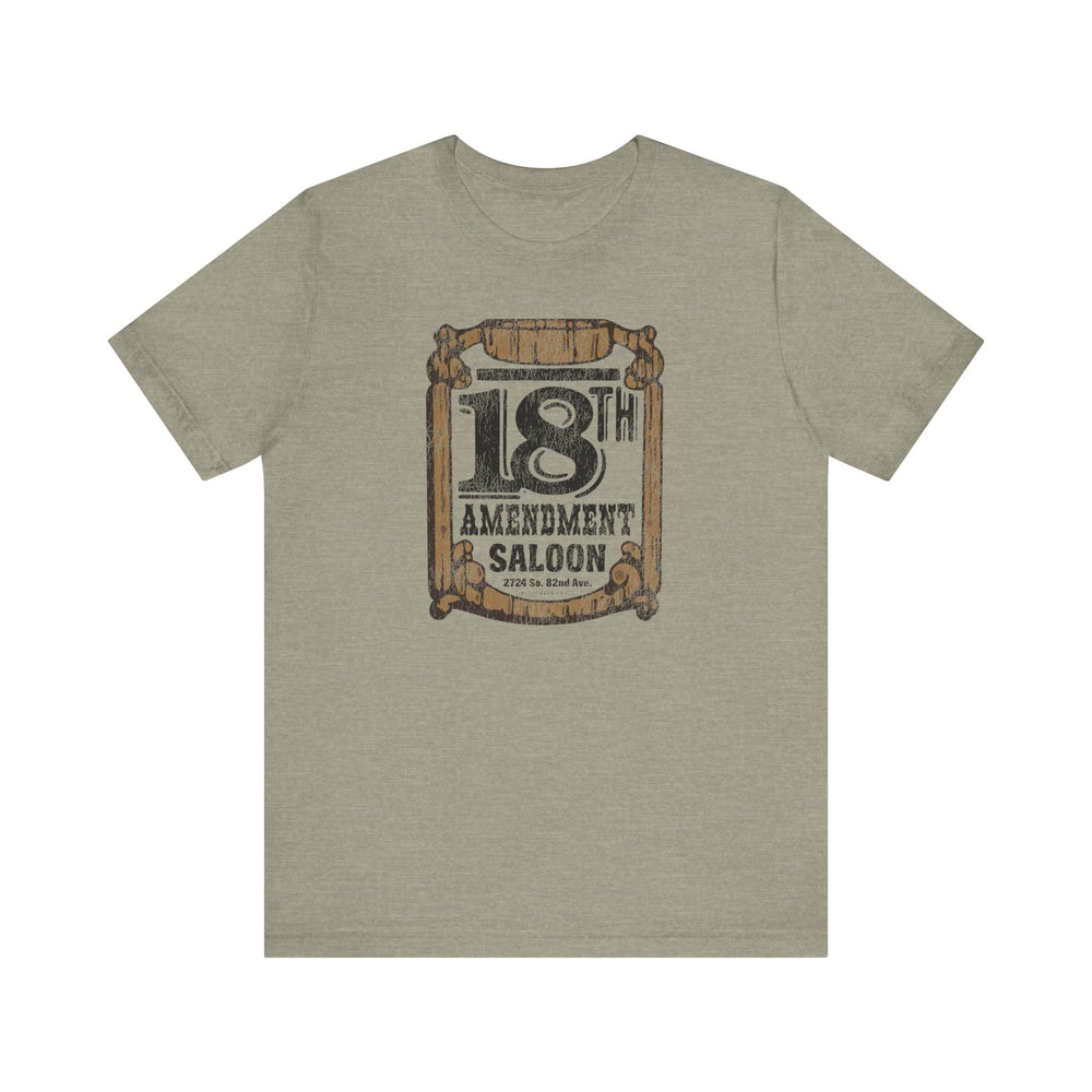 18TH AMENDMENT SALOON (2-color) Short Sleeve Tee