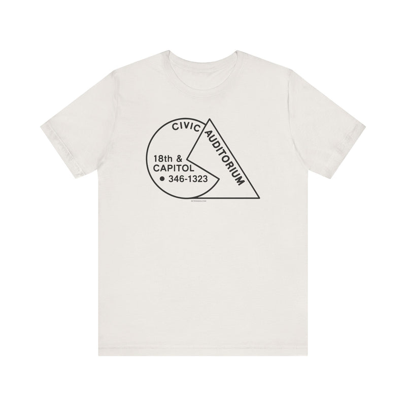 CIVIC AUDITORIUM Unisex Jersey Short Sleeve Tee