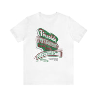 FIRESIDE RESTAURANT MATCHBOOK COVER Unisex Jersey Short Sleeve Tee