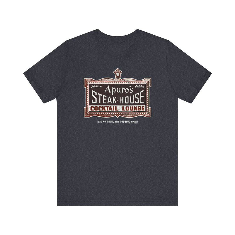APARO'S STEAKHOUSE Short Sleeve Tee