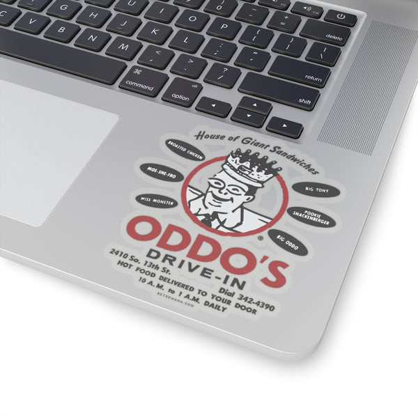 ODDO'S DRIVE-IN Kiss-Cut Stickers