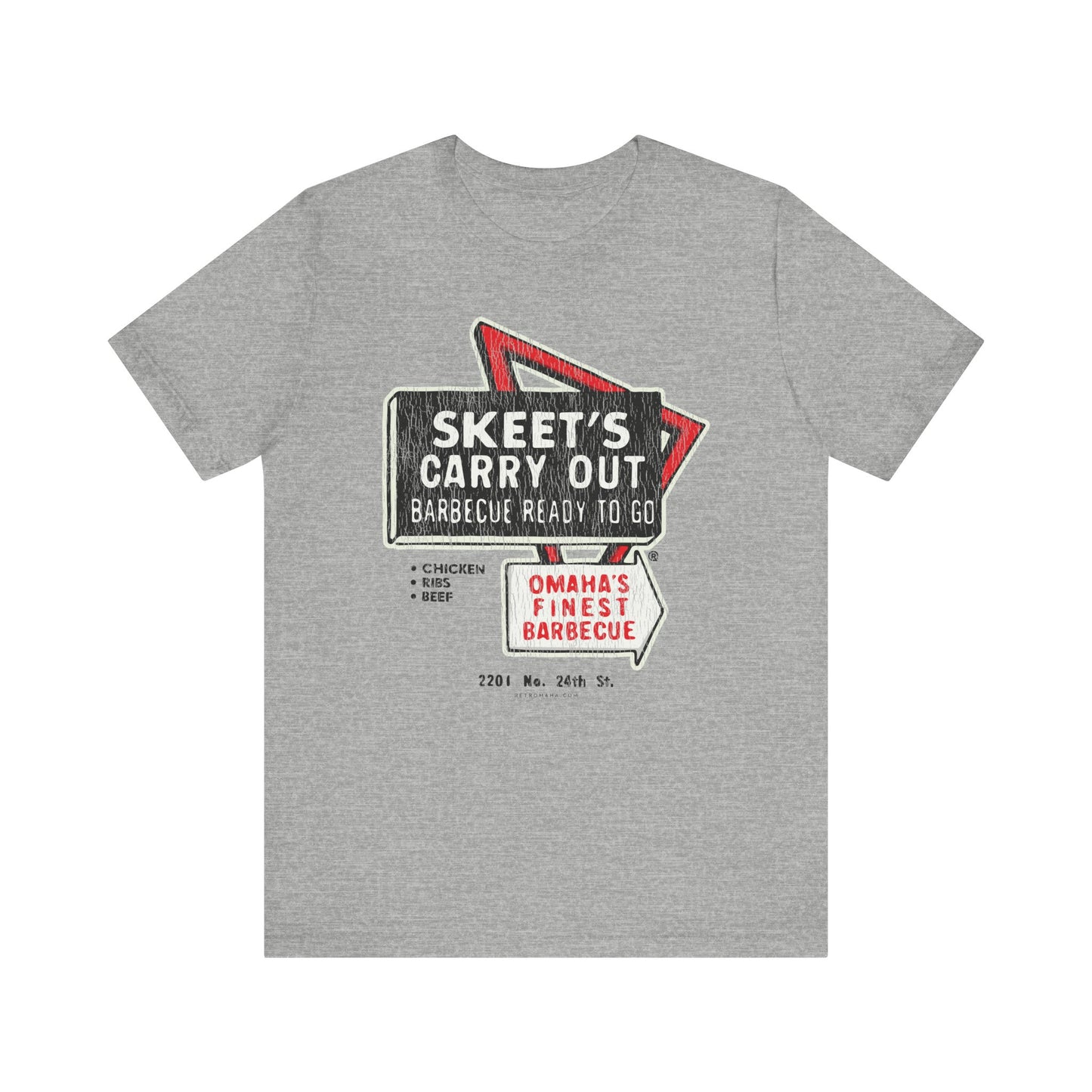 SKEET'S CARRY OUT BBQ Short Sleeve Tee