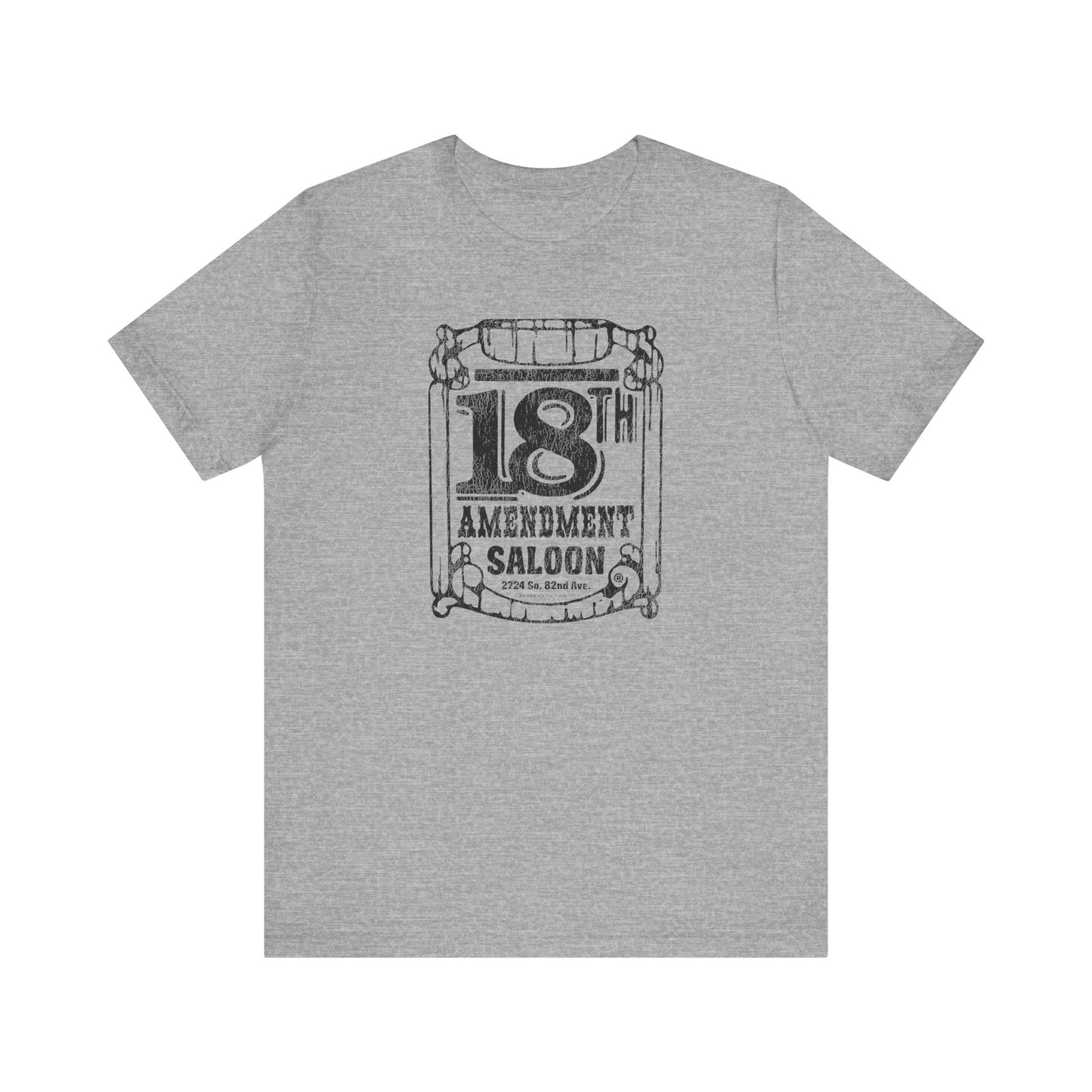 18TH AMENDMENT SALOON (1 color) Short Sleeve Tee