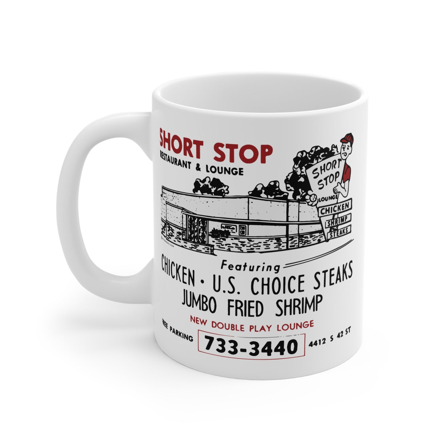 SHORT STOP RESTAURANT & LOUNGE Mug 11oz