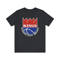 KC/OMAHA KINGS (Distressed Design) Short Sleeve Tee