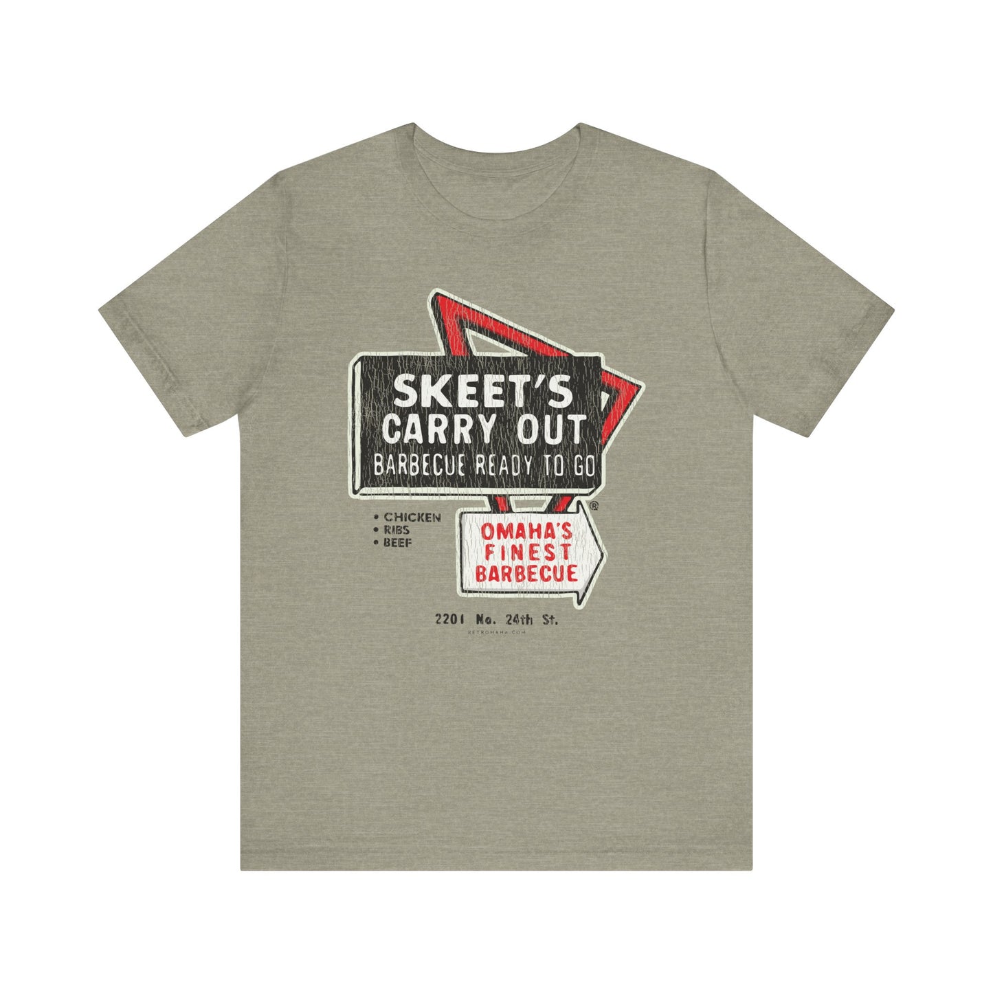 SKEET'S CARRY OUT BBQ Short Sleeve Tee