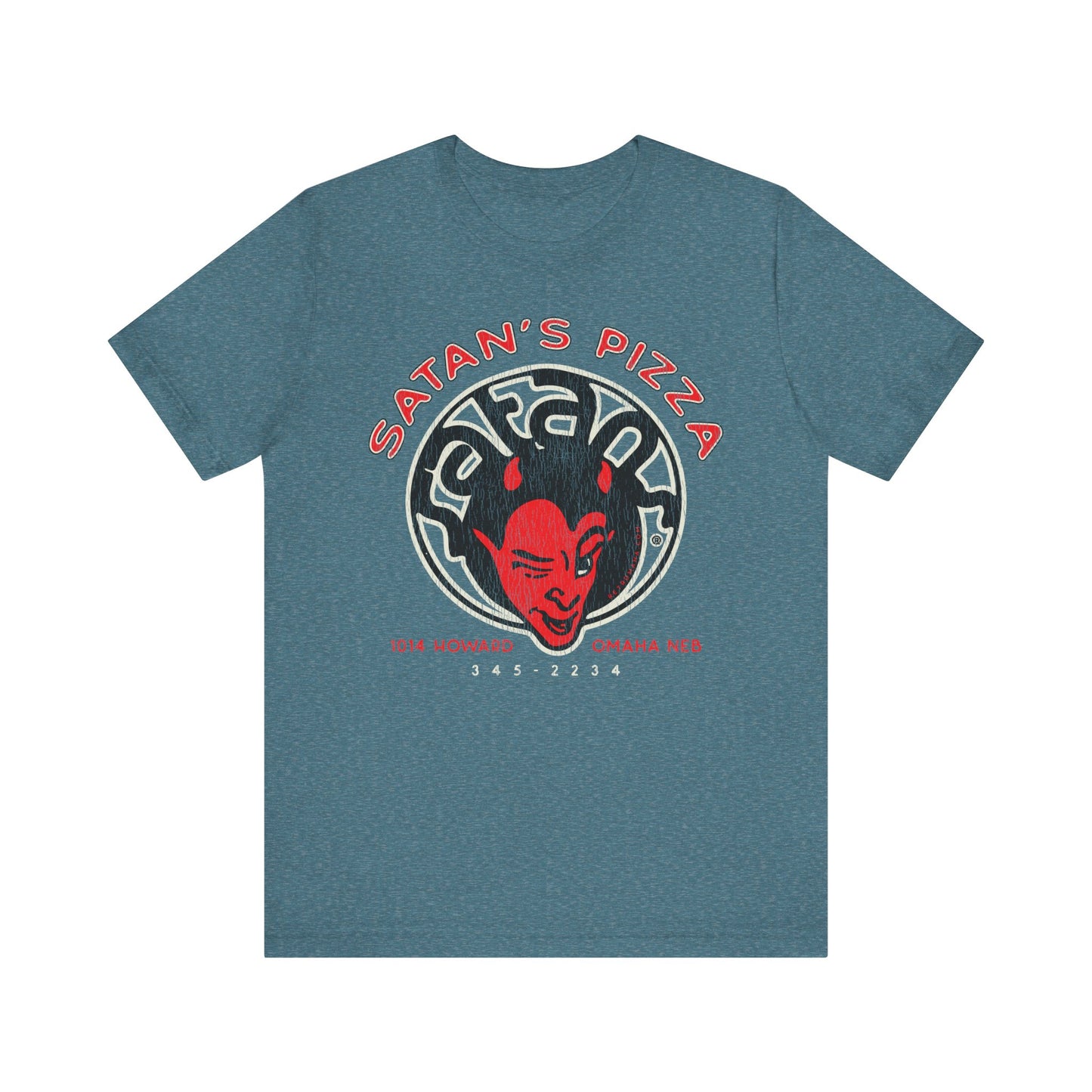 SATAN'S PIZZA Short Sleeve Tee
