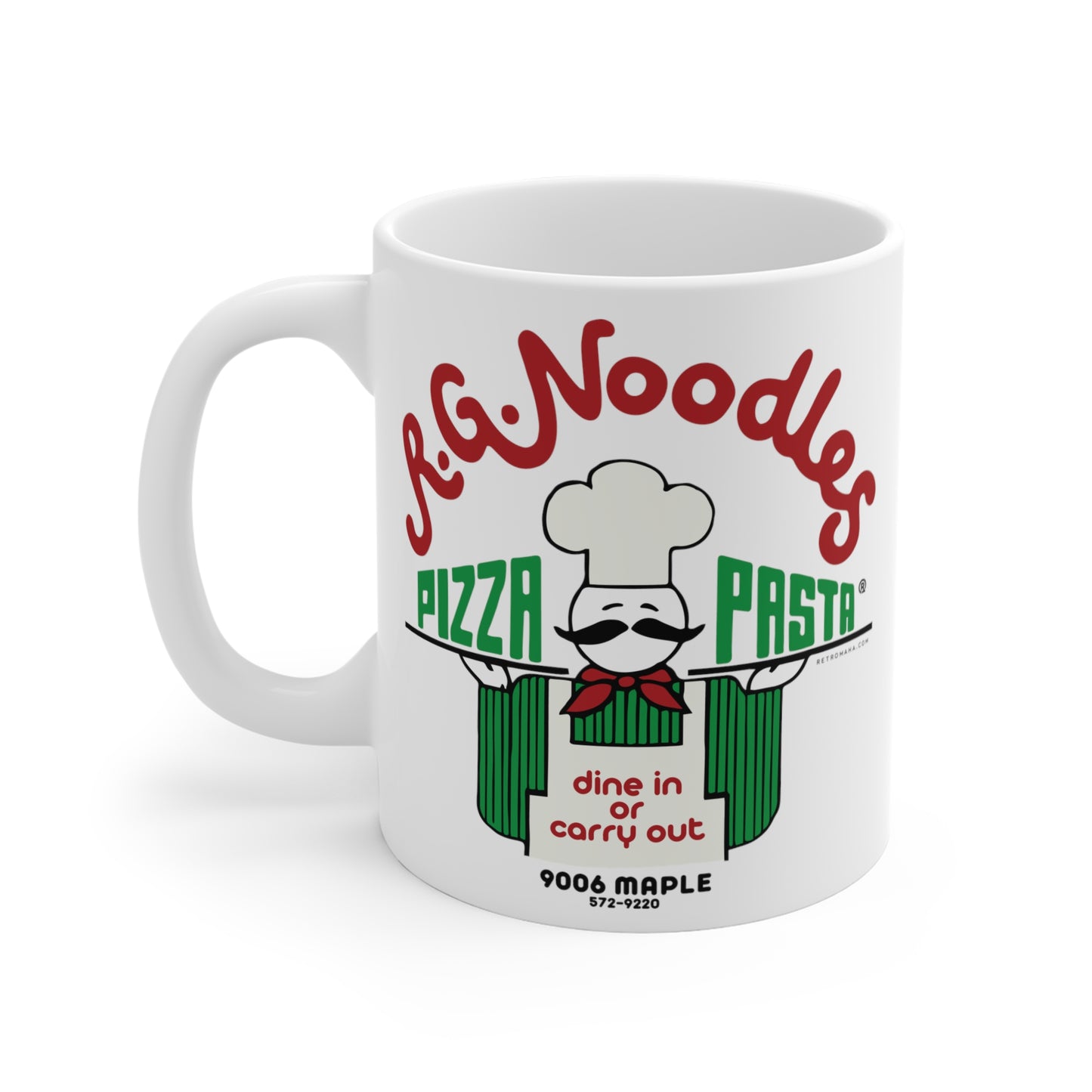 R.G. NOODLES PIZZA & PASTA Mug 11oz
