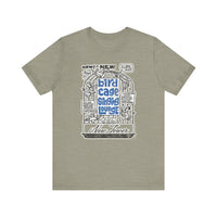 BIRD CAGE SINGING LOUNGE (NEWSPAPER AD) Short Sleeve Tee