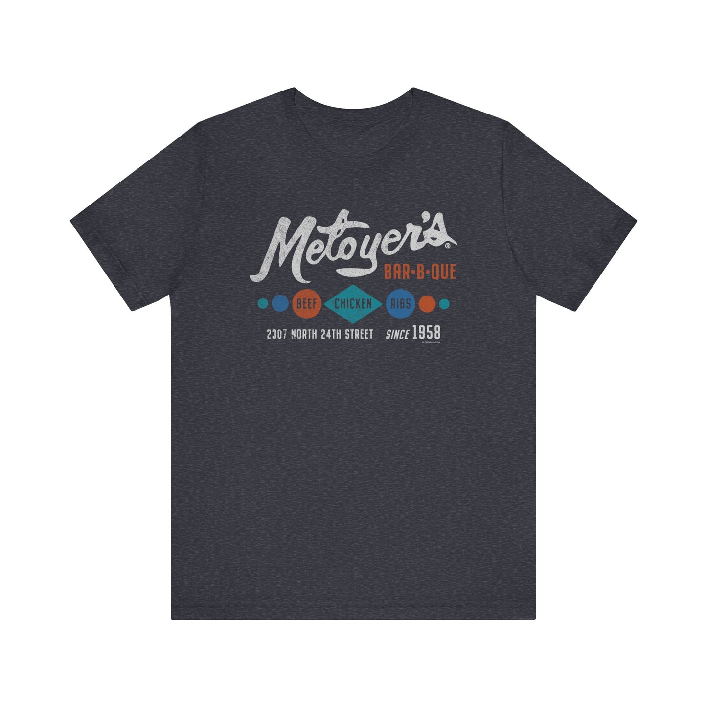 METOYER'S BAR•B•QUE Short Sleeve Tee