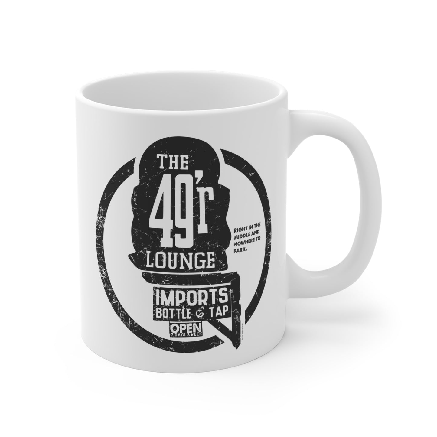 49'r LOUNGE (SIGN) Mug 11oz
