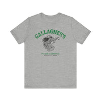 GALLAGHER'S FOOD & SPIRITS Unisex Jersey Short Sleeve Tee