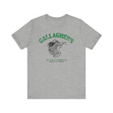 GALLAGHER'S FOOD & SPIRITS Unisex Jersey Short Sleeve Tee